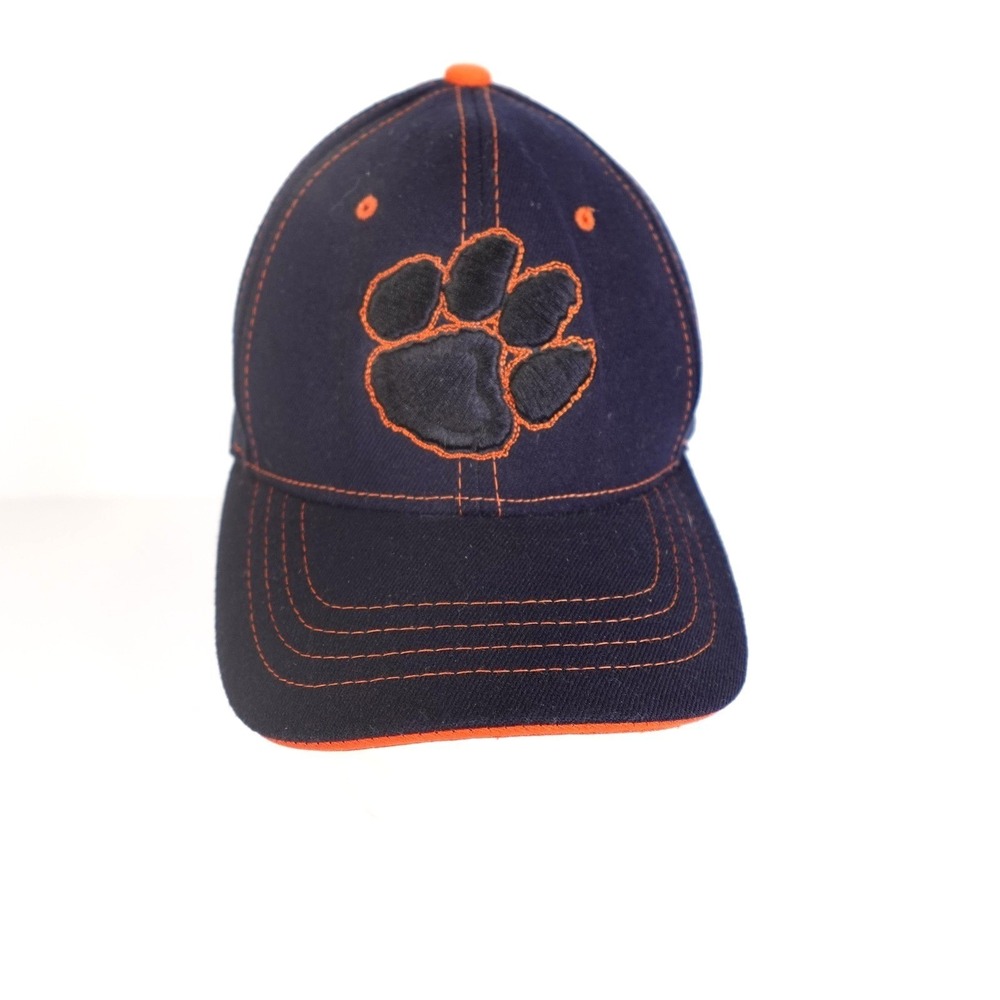 Auburn Tigers Hat Cap Fitted Mens XL Navy Orange NCAA Football Zephyr Z Hats
